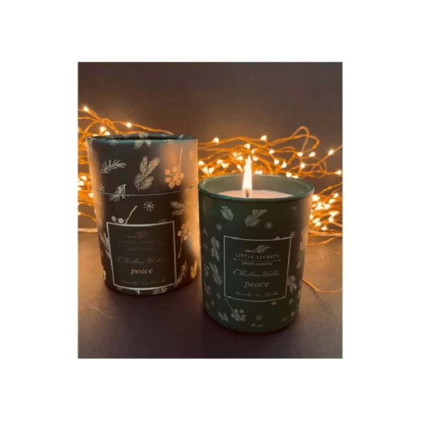 Little Secrets Peace Soy Candle Christmas Wishes