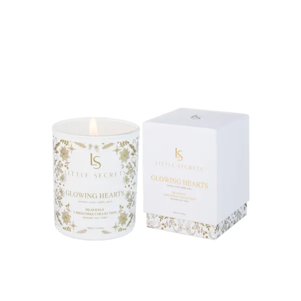 Little Secrets Glowing Hearts Aromatic Soy Candle